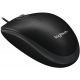 Souris Logitech B100, 3 boutons, noire, USB