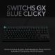 Clavier Logitech G, gaming mécanique Pro