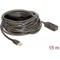 Rallonge USB2 active Delock Haut débit en 15m