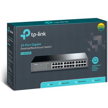 Switch TP-Link TL-SG1024D, 24 ports 10/100/1000Mb