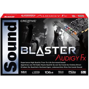Carte son Creative Labs Sound Blaster Audigy FX 5.1 channels PCI-E x1