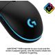 Logitech G PRO Souris Gamer Filaire, Capteur Gaming HERO 25K, 25 600 PPP, RVB, Ultra-Léger, 6 Boutons Programmables, USB