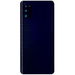 Vitre arrière + vitre caméra compatible Samsung Galaxy A41 A415F - Noire