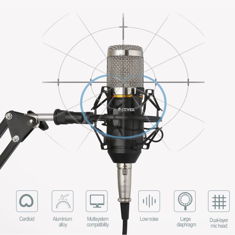 Microphone à condensateur USB - Gamer ur - CARON