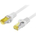 Cable réseau 5m ethernet RJ45 Cat6a Gigabit, blanc