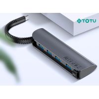Hub USB Type-C vers 4 USB TOTU