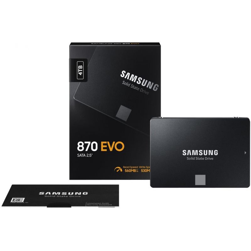 SSD Samsung 870 EVO, 4To SATA3, MZ-77E4T0B/EU - CARON Informatique - Calais