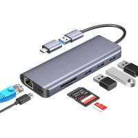 ADVANCE CR-008U3 lecteur de carte mémoire USB 3.2 Gen 1 (3.1 Gen 1) Noir