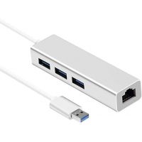 Adaptateur USB RJ45 - 3x USB3.0