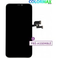 Ecran LCD + vitre tactile iphone X, noir - ColorMax