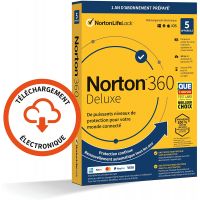 Norton 360 Deluxe - abonnement 1 an