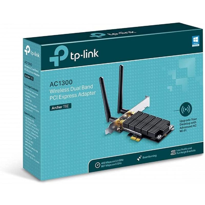 Carte WiFi TP-LINK Archer T6E Double Bande AC1300 - CARON Informatique -  Calais