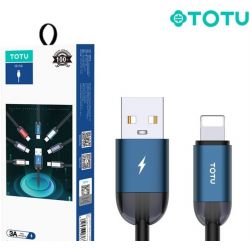 Câble USB vers Lightning 3A 1,20M bleu TOTU (BL-010)