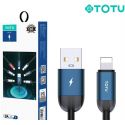Câble USB vers Lightning 3A 1,20M bleu TOTU (BL-010)