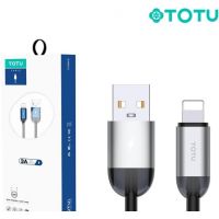 Câble USB vers Lightning 3A 1,20M gris TOTU (BL-010)