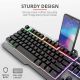 Clavier Gamer Trust RGB GXT 853 ESCA