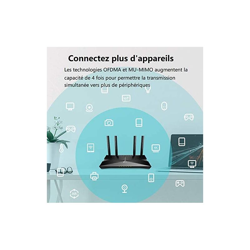 Routeur WiFi TP-Link Archer C6, AC1200 - CARON Informatique - Calais