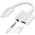 Adaptateur Lightning 2 en 1 - Charge & écoute - Blanc