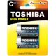 Lot de 2 piles LR14 1.5V TOSHIBA