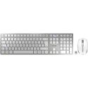 Ensemble clavier / souris CHERRY DW 9000 SLIM, bluetooth, gris blanc - JD-9100FR-1