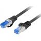 Câble réseau 5m ethernet RJ45 Cat 6A Gigabit S/FTP, noir