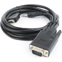 Câble HDMI vers VGA mâle, 3 mètres avec audio - GEMBIRD
