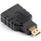 Adaptateur HDMI femelle vers micro HDMI - LANBERG AD-0015-BK