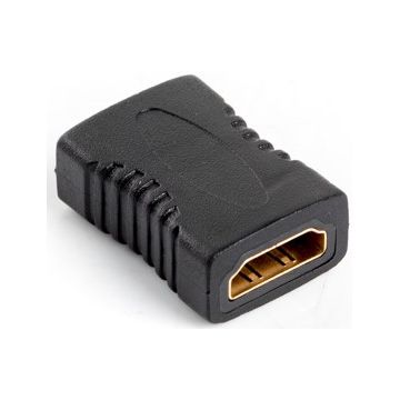 Coupleur HDMI femelle - HDMI femelle, plaqué or - Lanberg AD-0018-BK