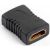 Coupleur HDMI femelle - HDMI femelle, plaqué or - Lanberg AD-0018-BK