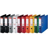 Esselte, Standard, Pack de 10 Classeurs à levier, Assorti classique, Dos 75mm, A4, PP, 624177