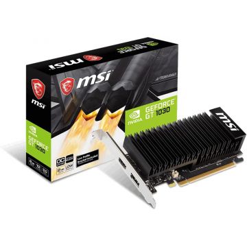 MSI nVidia GeForce GT1030 2Go DDR4, DP/HDMI