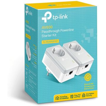 Kit de 2 CPL TP-Link TL-PA4010P KIT, 600Mb, avec prise intégrée