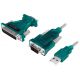 Câble Logilink USB2.0 vers serie DB9 / DB25 - UA0042A