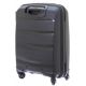 Pack 3 Valises 3 tailles trolley Polypro noire 4 roues fermeture TSA à code