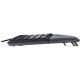 CHERRY KC 4500 ERGO - Clavier 109+3 touches USB noir