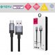 Câble USB vers Micro USB 2,4A - Noir - 1 mètre TOTU BMA-018