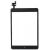 Vitre tactile pour iPad Mini 1/2, avec bouton home, noire