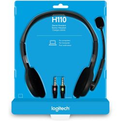 Casque micro Logitech H110, 2x jack