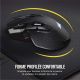 Corsair Ironclaw Wireless RGB, 8 boutons, 18000 dpi, RGB, USB