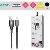 Câble Lightning vers USB,2.1A - 5M TOTU, noir - BLB-008