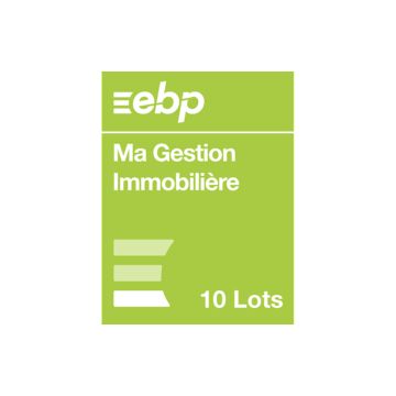 EBP Ma Gestion Immobilière version 10 Lots - Dernière version - Ntés Légales incluses