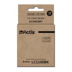 Cartouche Actis noire compatible Brother LC-980/1100bk - 28ml - KB-110BK