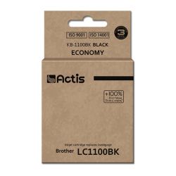 Cartouche Actis noire compatible Brother LC-980/1100bk - 28ml - KB-110BK