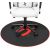 Tapis de sol Gamer Arozzi Zona (Noir/Rouge)