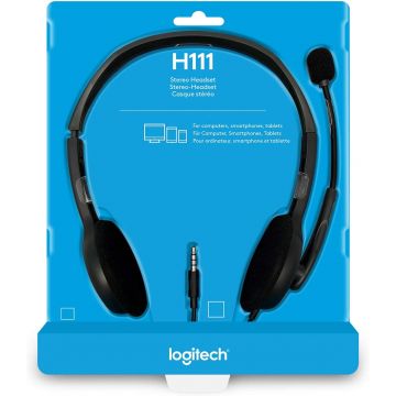 Casque micro Logitech H111, 1x jack