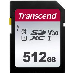 Secure Digital Transcend 512Go UHS-I U3 - TS512GSDC300S