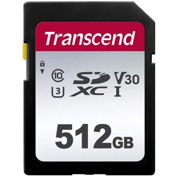 Secure Digital Transcend 512Go UHS-I U3 - TS512GSDC300S