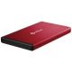 Boitier ConnectLand pour HDD/SSD sur USB 3.0, rouge