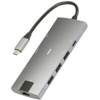 Station d'Accueil Heden, RJ45, 3x USB, HDMI, micro SD/SD