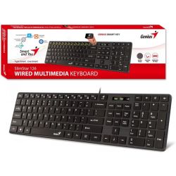 Clavier Genius SlimStar 126 USB, noir